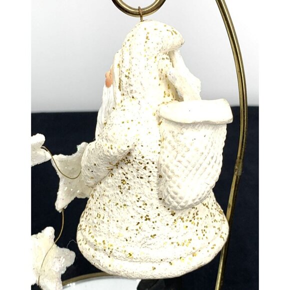 Father Frost Christmas Ornament Figurine Belsnickle Stars Dangle Legs 5" - Picture 4 of 7